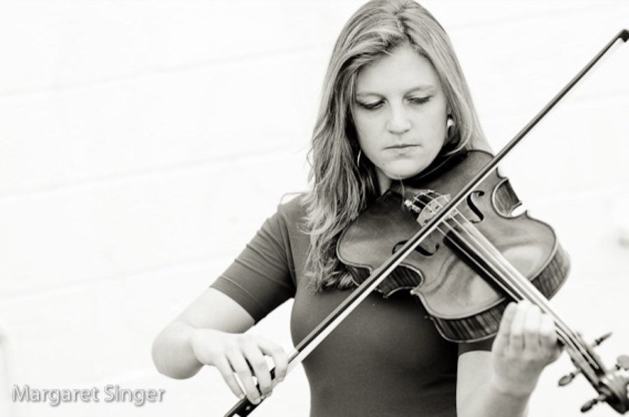 Brightin Rose Schlumpf with her viola