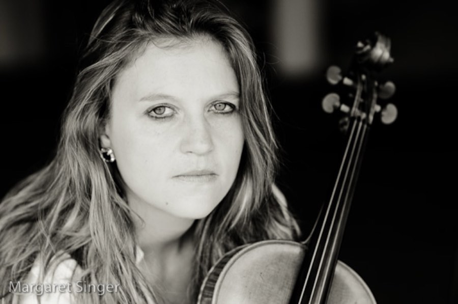 Brightin Rose Schlumpf with her viola